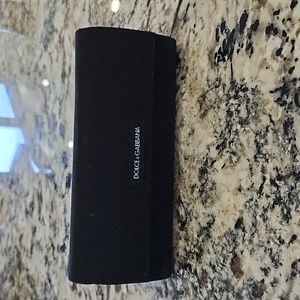 Dolce and Gabbana glasses case and wipe